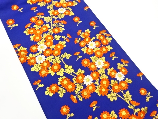 JAPANESE NAGOYA OBI / WOVEN FLOWERS